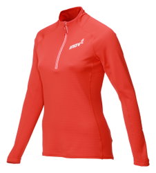 INOV8 Technical Mid HZ W – Bluză tehnică cu fermoar scurt - Roșu