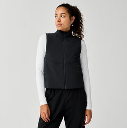 Brooks Movement Insulated Crop Vest W – Vestă scurtă izolată - Negru