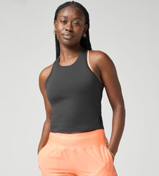Brooks Dash Crop Tank W – Top scurt de alergare - Negru