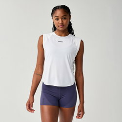 Brooks Dash Cooling Short Sleeve W – Tricou de alergare răcoros - Alb