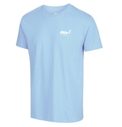 INOV8 Organic Cotton Tee Forged – Tricou din bumbac organic - Albastru deschis