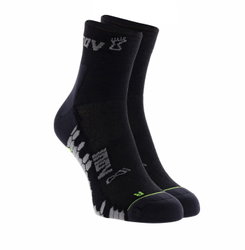 INOV8 3 Season Outdoor Sock Mid – Șosete outdoor din lână merinos - Negru