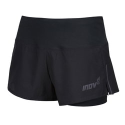 INOV8 TrailFly Ultra 3" 2in1 Short W – Pantaloni scurți de alergare trail 2 în 1, 3" - Negru