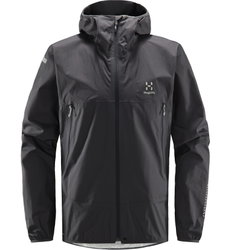 Haglöfs L.I.M Proof Jacket – Geacă impermeabilă ultraușoară - Gri închis Magnetite