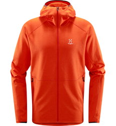 Haglöfs Skuta Hood – Hanorac outdoor mediu - Roșu Habanero