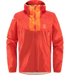 Haglöfs L.I.M Proof Jacket – Geacă impermeabilă ultraușoară - Roșu