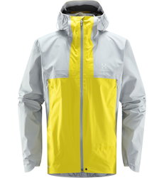 Haglöfs L.I.M GTX Active Jacket – Geacă GORE-TEX Active ultraușoară - Gri/verde