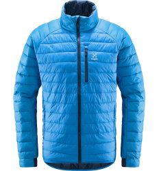 Haglöfs Spire Mimic Jacket – Geacă izolată Mimic cu glugă - Albastru Nordic Blue