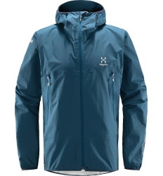 Haglöfs L.I.M Proof Jacket – Geacă impermeabilă ultraușoară - Albastru închis Dark Ocean