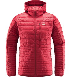 Haglöfs Micro Nordic Down Hood – Geacă din puf cu glugă - Roșu