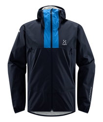 Haglöfs L.I.M Proof Jacket – Geacă impermeabilă ultraușoară - Albastru Tarn Blue/Nordic Blue