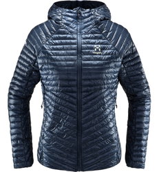 Haglöfs L.I.M Mimic Hood W – Geacă izolată ultraușoară Mimic cu glugă - Albastru închis Tarn Blue