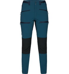 Haglöfs Rugged Slim Pant W – Pantaloni softshell outdoor - Albastru/negru (4TP)