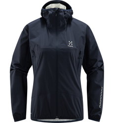 Haglöfs L.I.M Proof Jacket W – Geacă impermeabilă ultraușoară - Albastru închis Tarn Blue