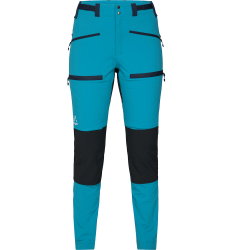 Haglöfs Rugged Slim Pant W – Pantaloni softshell outdoor - Albastru/negru (4V8)