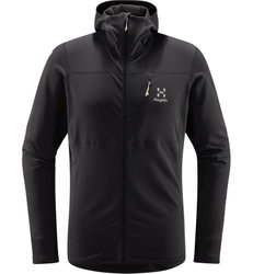 Haglöfs L.I.M Mid Comp Hood – Hanorac tehnic - Gri închis Magnetite