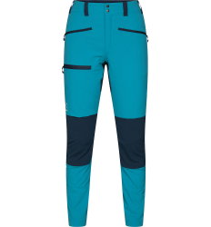 Haglöfs Mid Slim Pant W – Pantaloni softshell outdoor - Albastru deschis/albastru închis