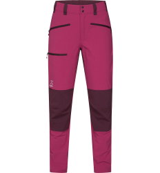 Haglöfs Mid Standard Pant W – Pantaloni softshell outdoor - Roz/bordo