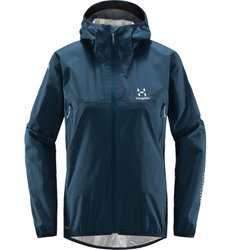 Haglöfs L.I.M Proof Jacket W – Geacă impermeabilă ultraușoară - Albastru Dark Ocean