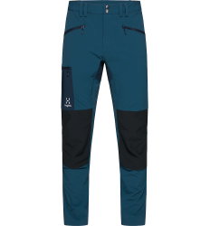 Haglöfs Rugged Slim Pant – Pantaloni softshell outdoor - Albastru/negru