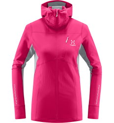 Haglöfs L.I.M Mid Comp Hood W – Hanorac tehnic - Roz