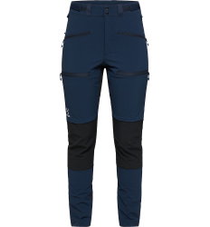 Haglöfs Rugged Slim Pant W – Pantaloni softshell outdoor - Albastru închis/negru Tarn blue/True black