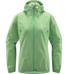 Haglöfs L.I.M Proof Jacket W – Geacă impermeabilă ultraușoară - Verde deschis Mint Stone