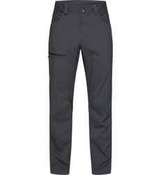 Haglöfs Lite Standard Pant – Pantaloni outdoor ușori de vară - Gri închis Magnetite