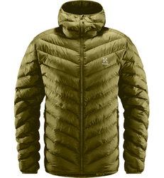 Haglöfs Särna Mimic Hood – Geacă izolată Mimic cu glugă - Verde Olive Green