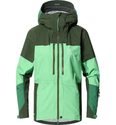 Haglöfs Spitz GTX PRO Jacket W – Geacă GORE-TEX PRO pentru alpinism - Verde