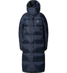 Haglöfs Long Down Parka W – Parka lungă din puf - Albastru închis Tarn Blue