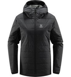 Haglöfs Mimic Silver Hood W – Geacă izolată Mimic Silver cu glugă - Negru True Black