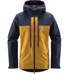 Haglöfs Roc Sight Softshell Jacket – Geacă softshell tehnică - Galben/albastru