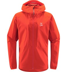 Haglöfs Discover Touring Jacket – Geacă softshell pentru tură de schi - Roșu Habanero