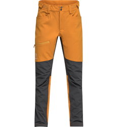Haglöfs Rugged Pant Junior – Pantaloni outdoor pentru copii - Galben Desert Yellow/Magnetite
