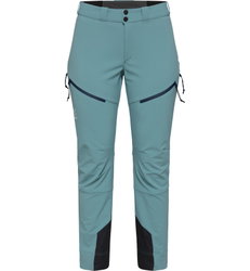 Haglöfs Discover Touring Pant W – Pantaloni softshell pentru tură de schi - Albastru deschis Frost Blue