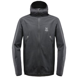 Haglöfs Natrix Softshell Hood – Geacă softshell cu glugă - Negru True Black