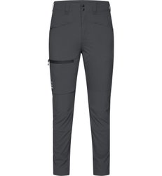 Haglöfs Lite Slim Pant W – Pantaloni outdoor ușori de vară - Gri închis Magnetite