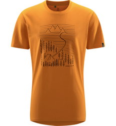 Haglöfs Camp Tee – Tricou din bumbac organic - Galben Desert Yellow