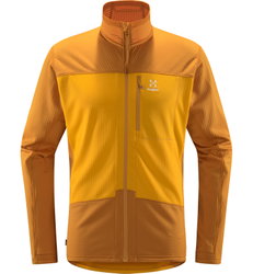 Haglöfs ROC Spitz Mid Jacket – Geacă strat intermediar tehnic - Galben Sunny Yellow/Desert Yellow