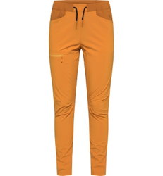 Haglöfs ROC Lite Slim Pant W – Pantaloni de cățărare ușori - Maro Desert Yellow/Golden Brown