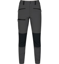 Haglöfs Mid Slim Pant W – Pantaloni softshell outdoor - Gri/negru Magnetite/True Black