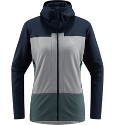 Haglöfs ROC Flash Mid Hood W – Hanorac tehnic de cățărare - Albastru