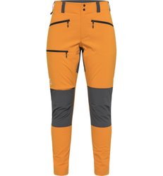Haglöfs Mid Slim Pant W – Pantaloni softshell outdoor - Galben Desert Yellow/Magnetite