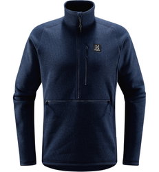Haglöfs Risberg 1/2 Zip – Bluză groasă cu fermoar scurt - Albastru închis Tarn Blue