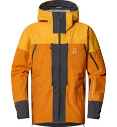 Haglöfs L.I.M Touring PROOF Jacket – Geacă impermeabilă pentru tură de schi - Galben Sunny Yellow/Desert Yellow