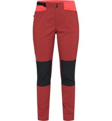 Haglöfs ROC Spitz Pant W – Pantaloni de cățărare - Roșu Corrosion/Poppy red