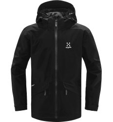 Haglöfs Husk Jacket Junior – Geacă impermeabilă pentru copii - Negru True Black