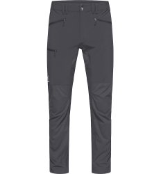 Haglöfs Lite Slim Pant – Pantaloni de drumeție ușori - Gri închis