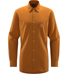 Haglöfs Curious Hemp Shirt – Cămașă din bumbac organic și cânepă - Galben Desert Yellow